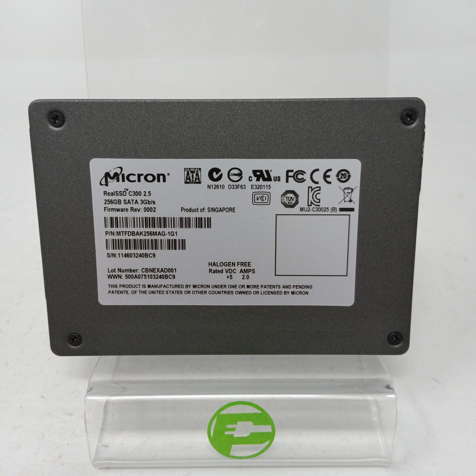 Micron 2.5" Real SSD 256GB SSD