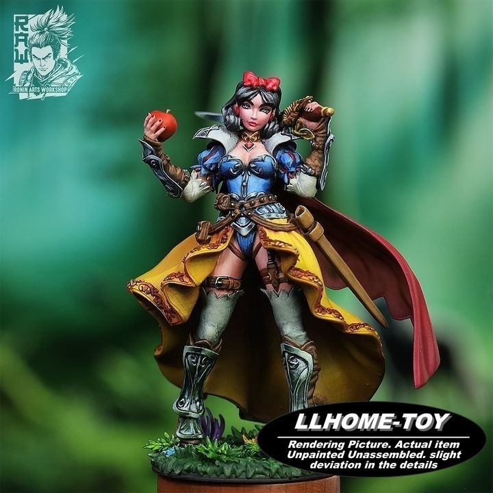 1/6 killer Snow White Resin 3d Print Model Garage kit Unpainted statue Figure