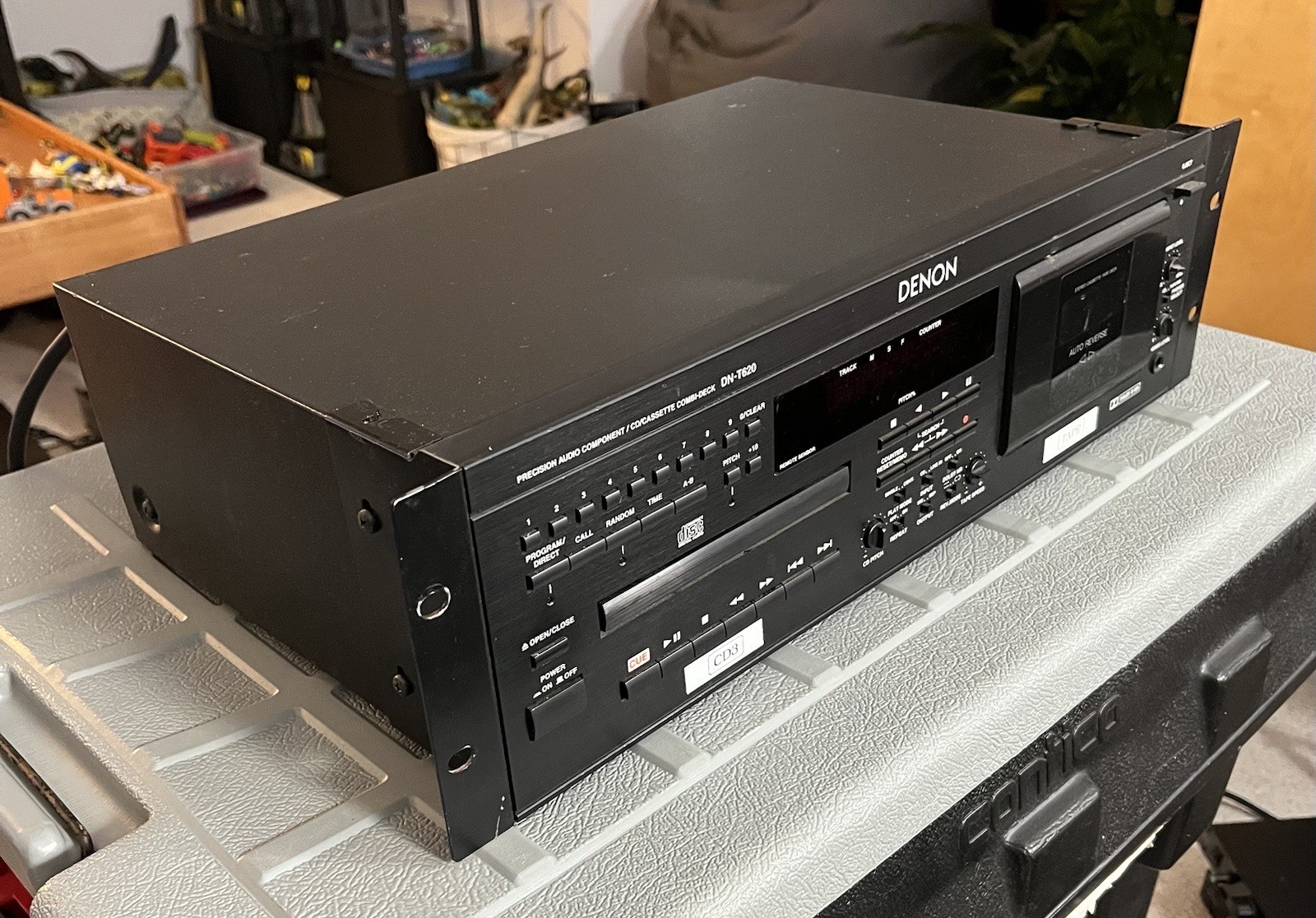 Denon DN-T620 CD/Cassette Combination Deck Component (not working properly)