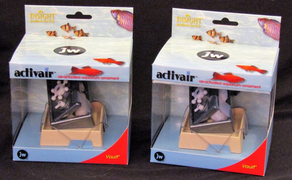 Lot of 6 Activair VAULT 21003 Air Actuated Aquarium Ornament Fish Tank Insight