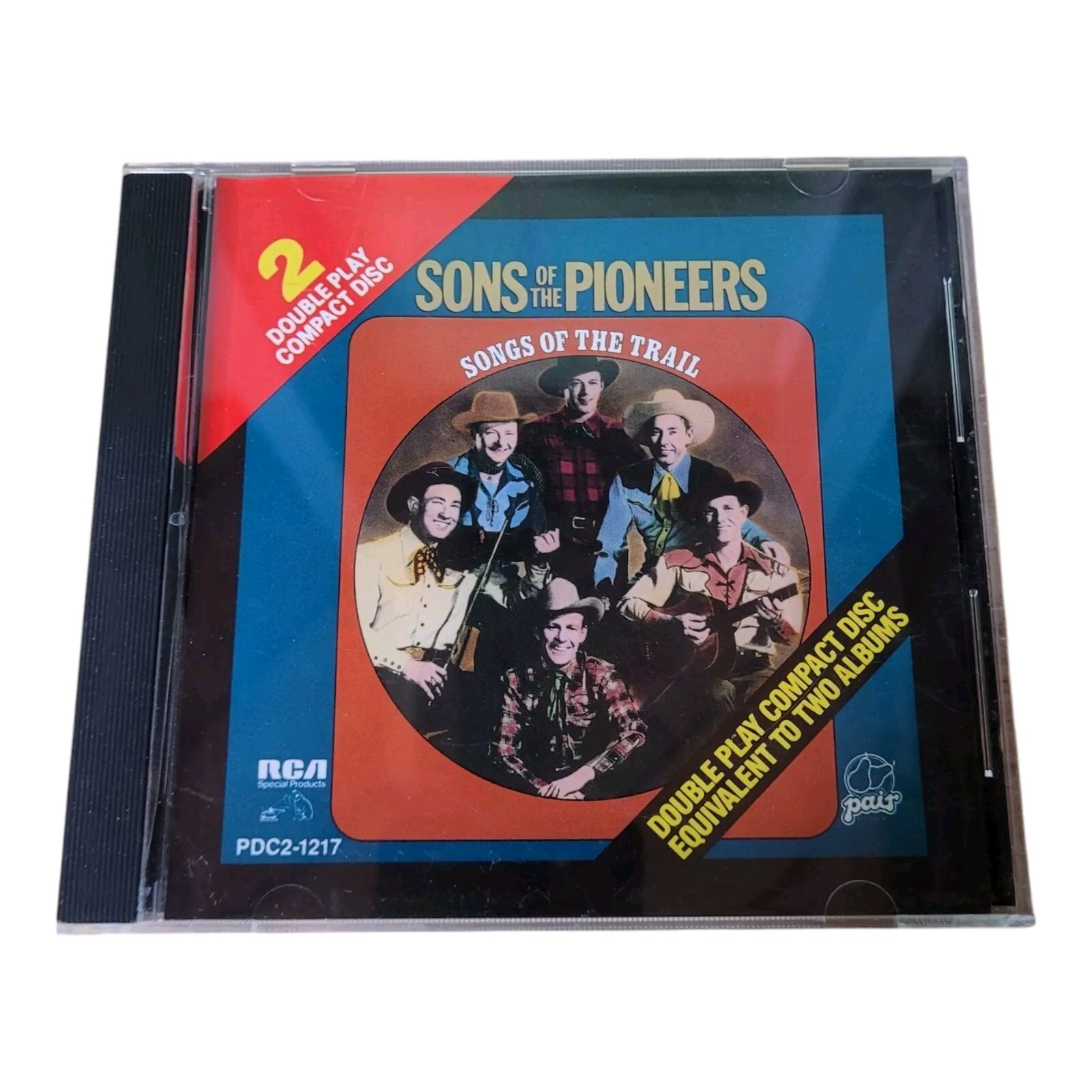 Songs of the Trail (CD, 1988) Sons of the Pioneers RCA Country Pair Folk Western