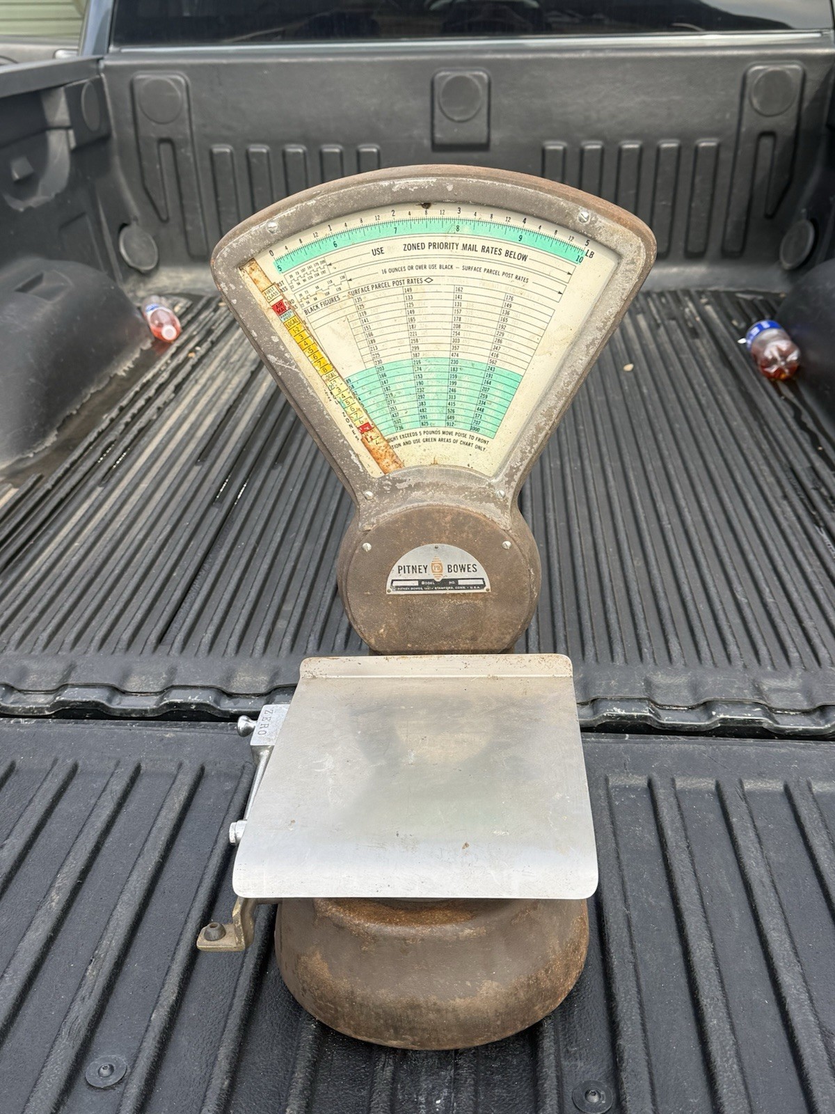 1940/50 Pitney Bowes Model S-510 NO. 5735 Official U S Postal Scale 0-10 Lbs