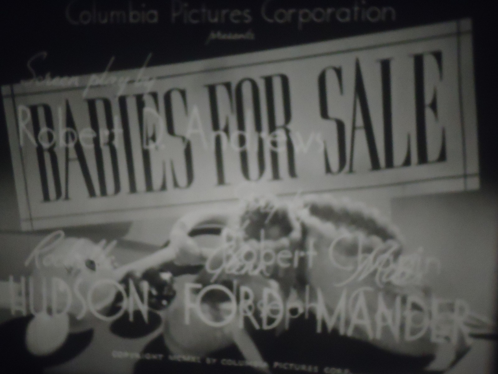 16 mm  Babes for Sale 1940 Rochelle Hudson Glenn Ford Miles Mander  