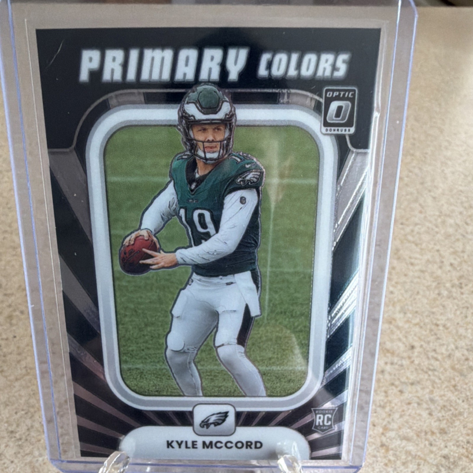 2025 Panini Donruss Optic Primary Colors Rookie Kyle McCord #18 Eagles