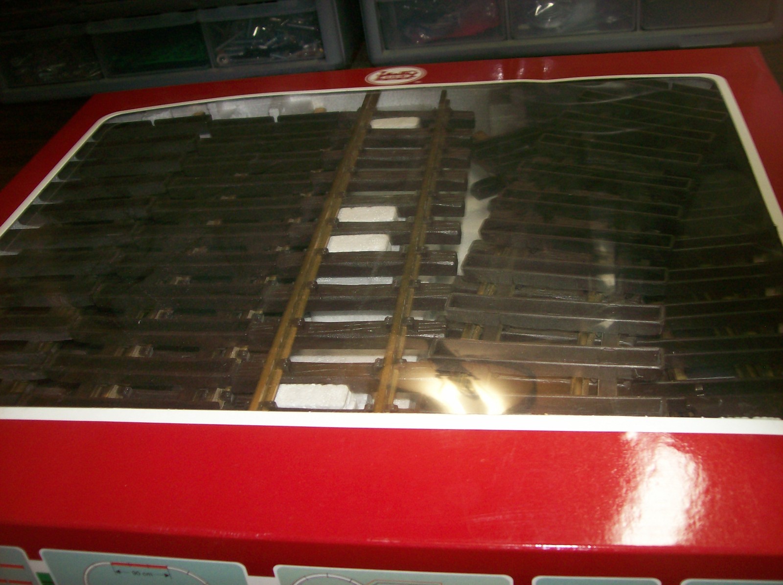 LGB 19902 Station Track Set W/ electric switch machines