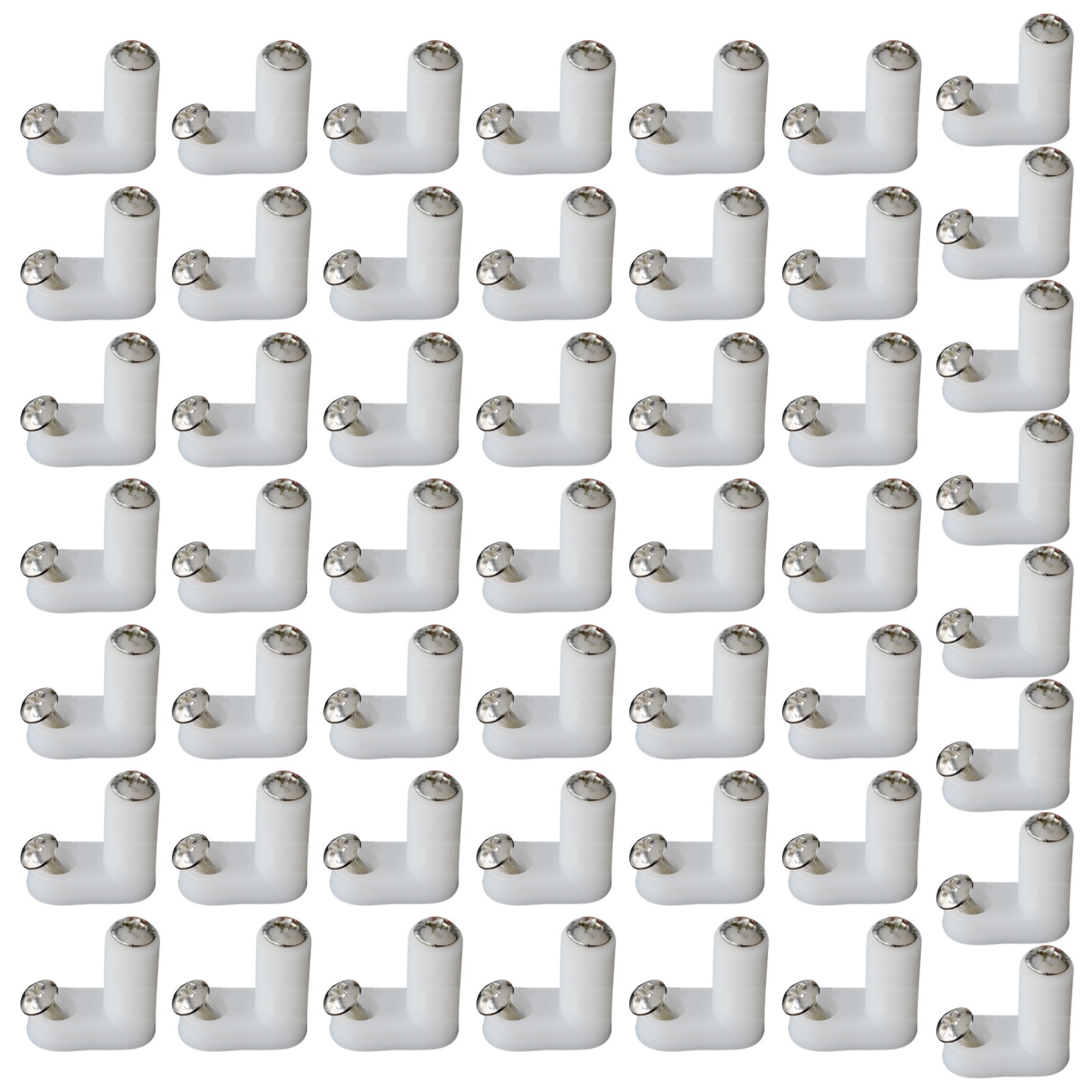 50Pack Arcade L-Type PCB Board Mounting Feet Legs W/ Screws for JAMMA MAME Game