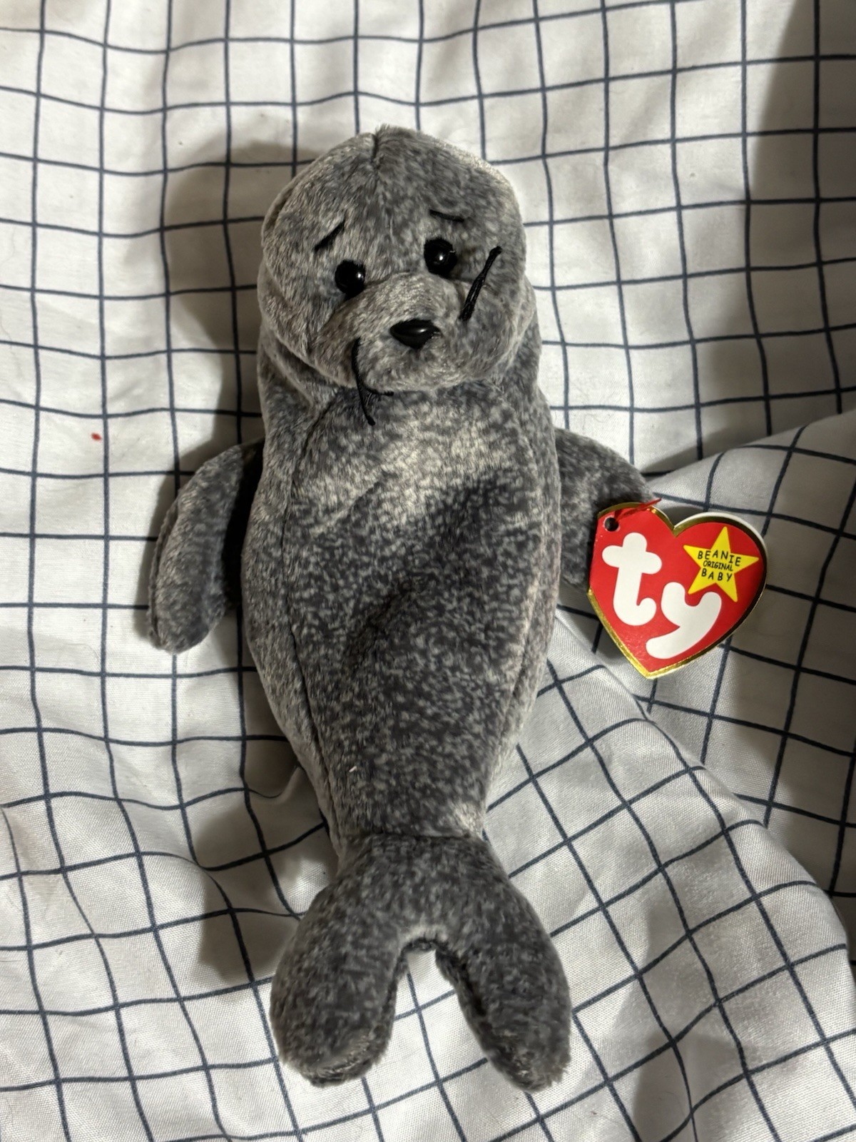 Ty Beanie Baby Slippery Seal Retired Original, Ages 3+, 3-4 & 8-11