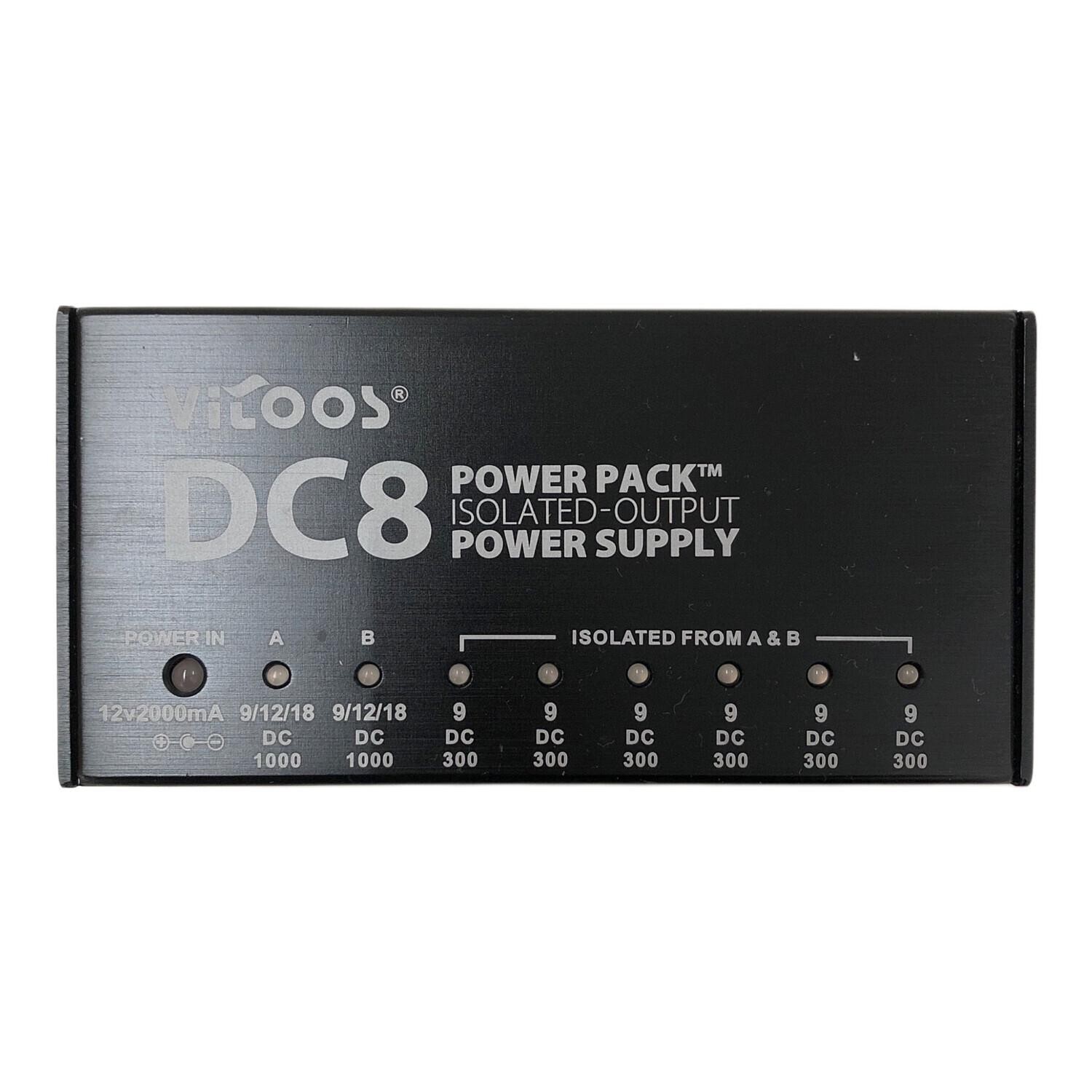 VITOOS DC8 Power Supply w/AC Adapter Excellent JAPAN
