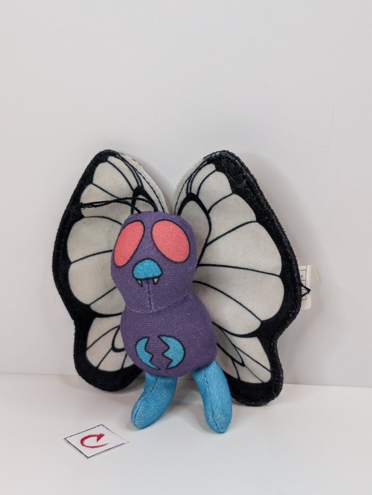 Butterfree Pokemon Plush - Vintage Burger King Kid's Club Toy 1999 - 4"