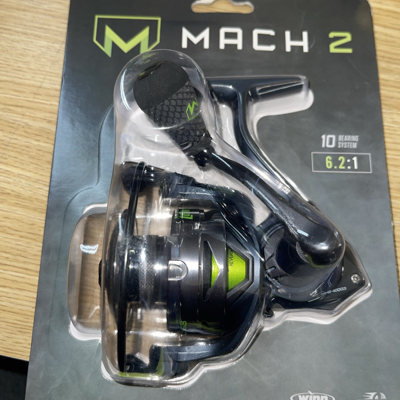 Lew's Mach 2 400 Spinning Reel - MH2-400G3C - Aluminum Body 10 Bearing