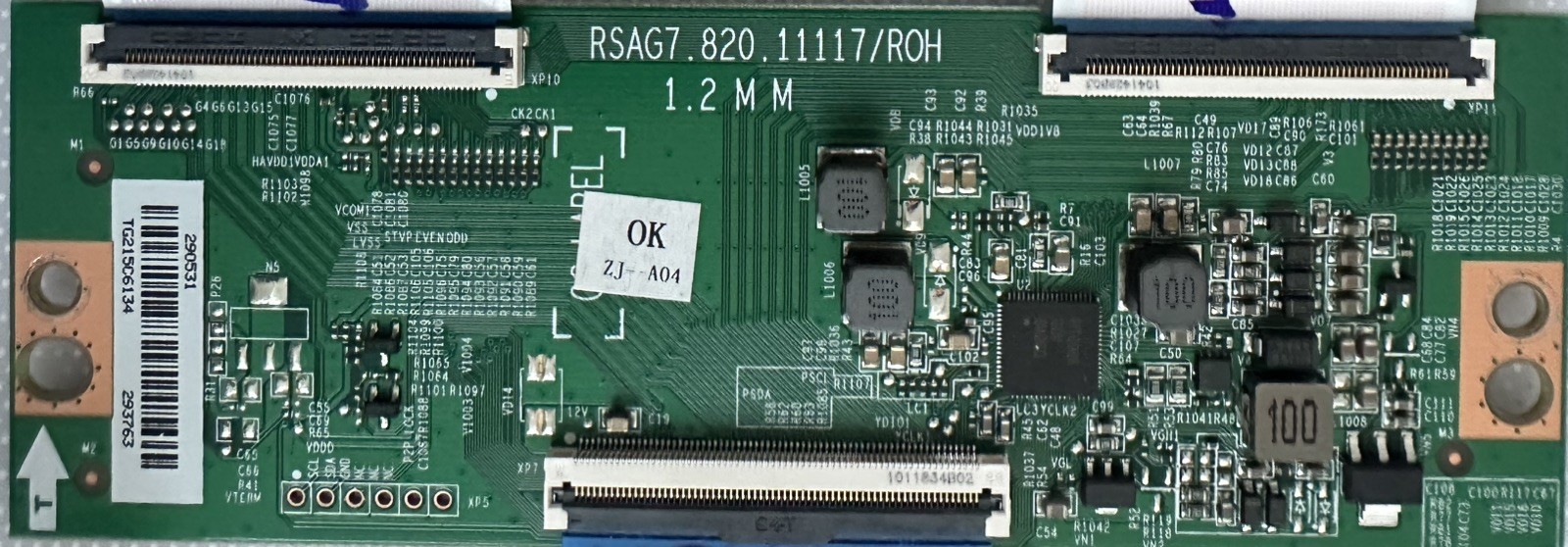 Hisense 55A6G T-Con Board 290531 293763 TG215C6134 RSAG7.820.11117/ROH  