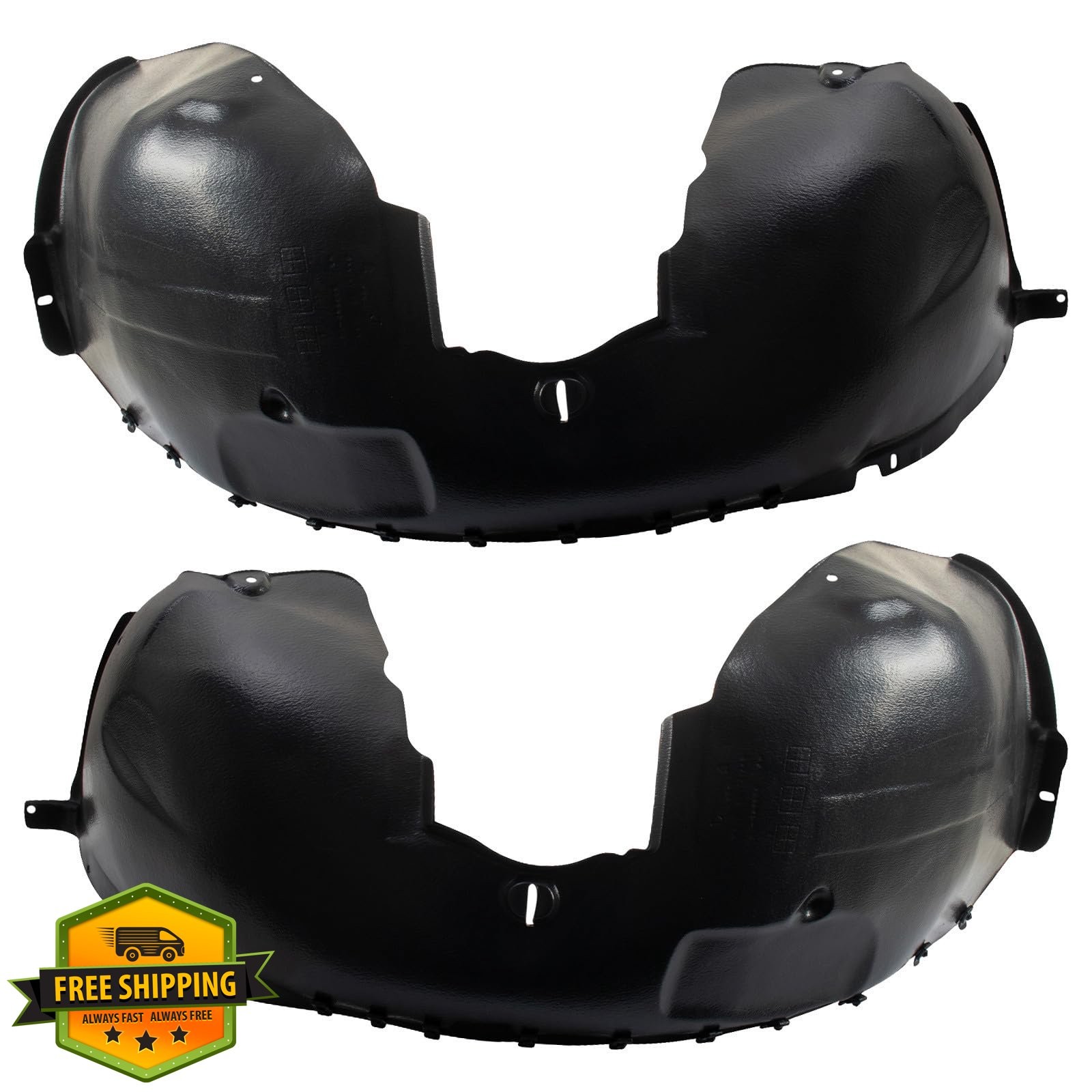 TRQ 1999-2005 Saab 9-5 Inner Fender Liners Set