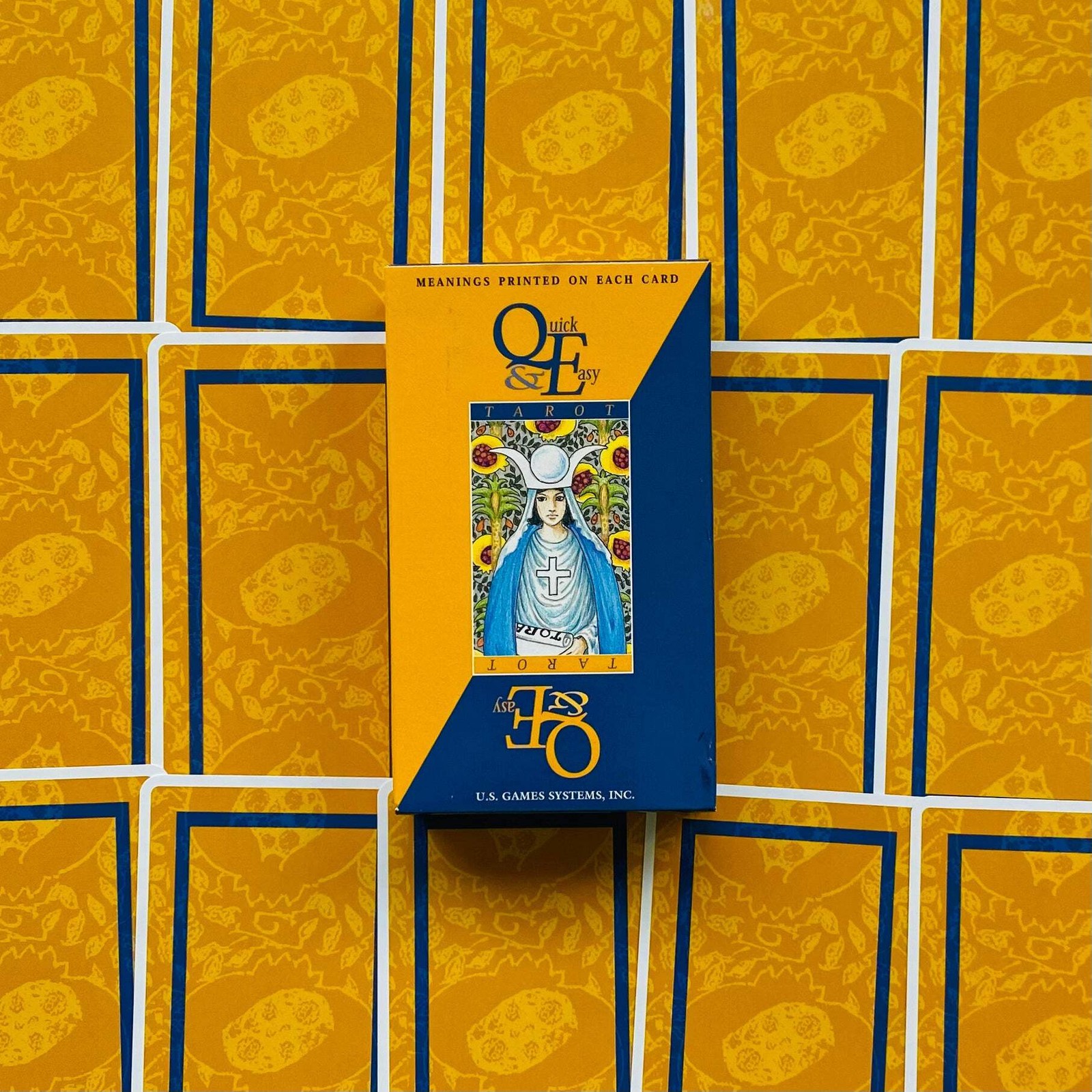 Quick & Easy Tarot Deck Cards With Printed Meaning Esoteric US Games NEW