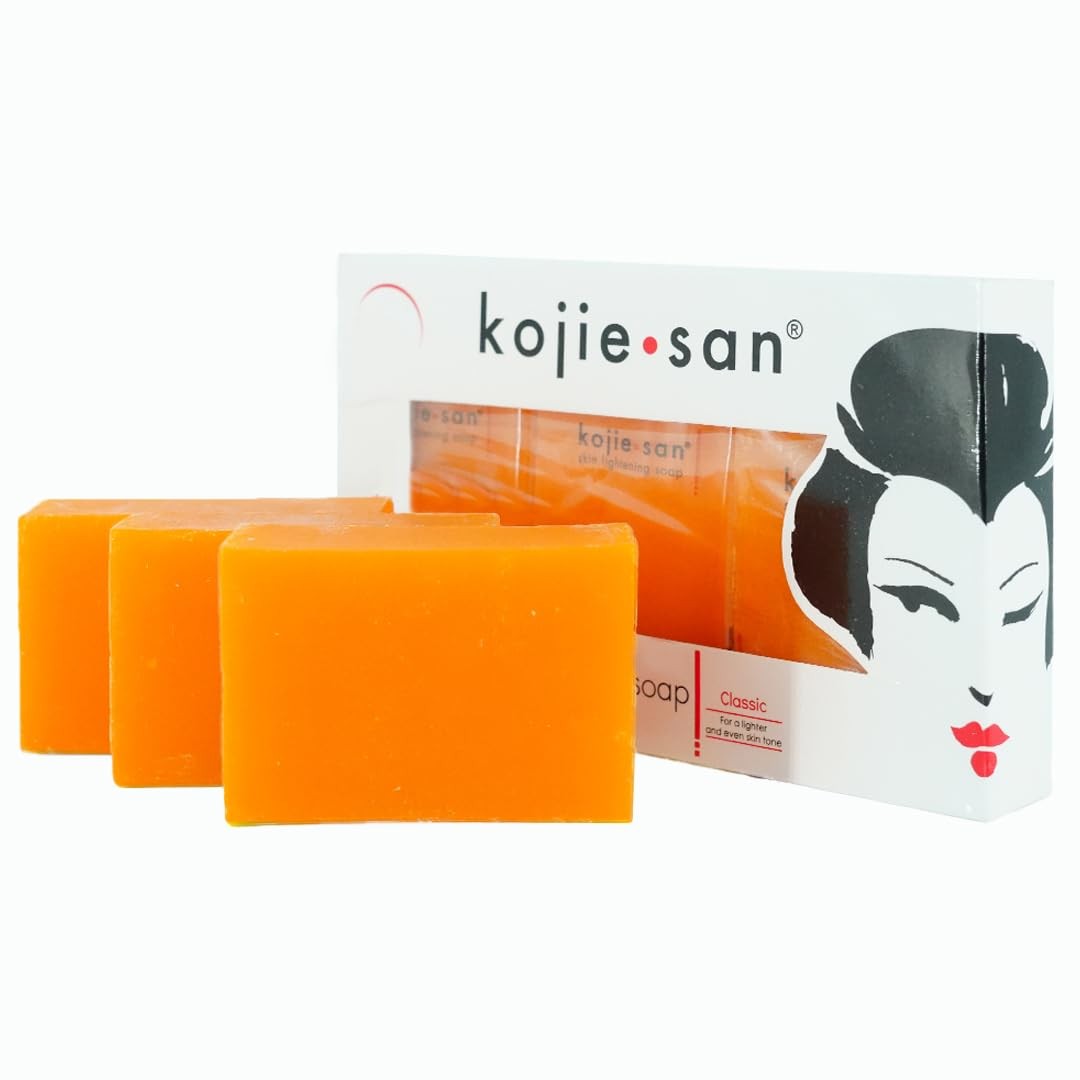 Kojie San Orange Whitening Soap, 3 x 65 g
