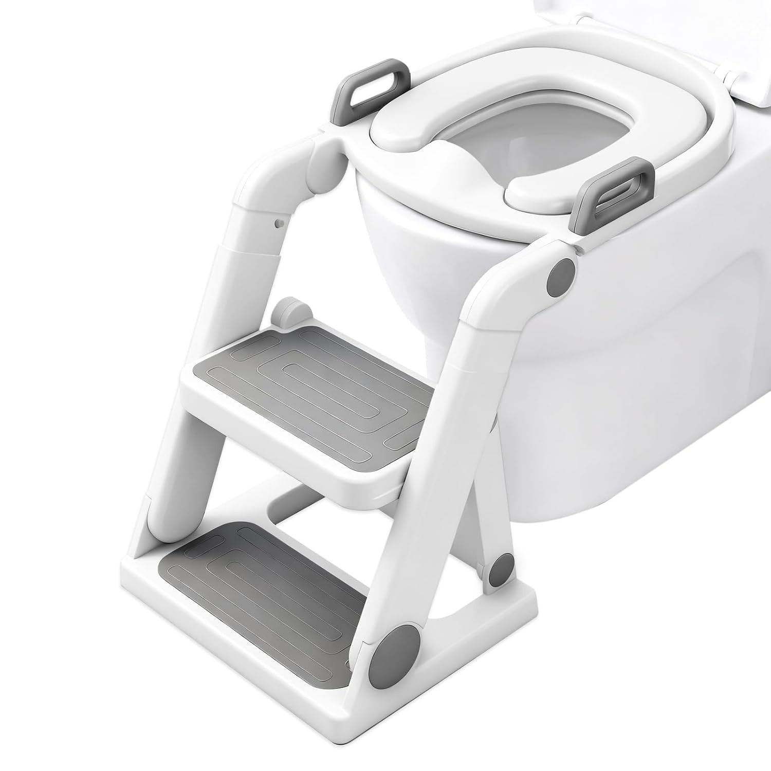 Potty Training Seat, Pre Assembled Potty Seat with Ladder, Toilet Training Seat 