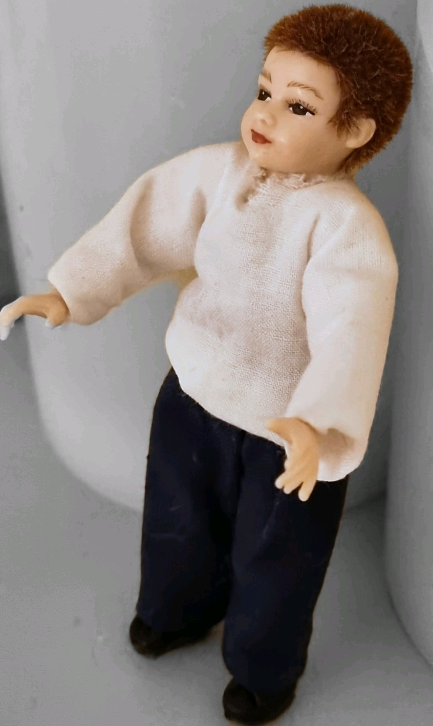 Heidi Ott 1.12 dolls house children / boy  miniature /accessories furniture 