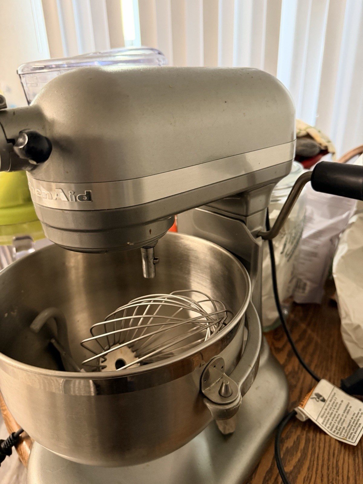 KitchenAid 6 QT 590 W Standalone Mixer Silver