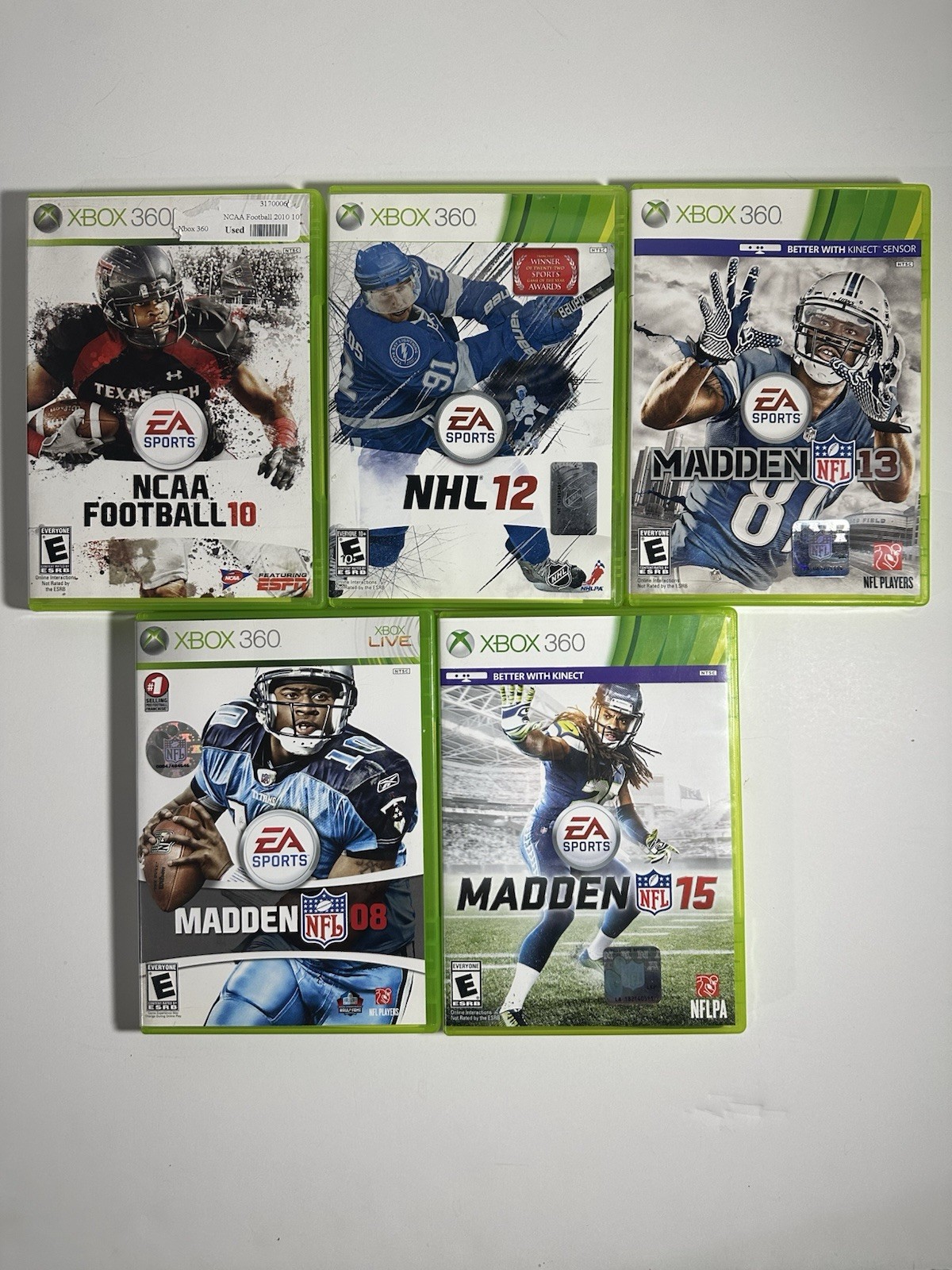 X-Box 360 - 5 Game Sports Bundle