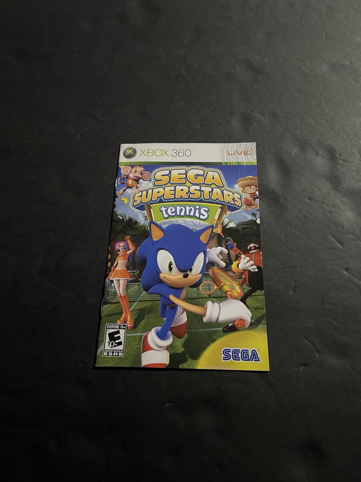 sega superstars tennis xbox 360 Manual Only