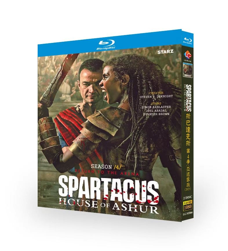 Spartacus House Of Ashur (2025) BD All Region New Box Set