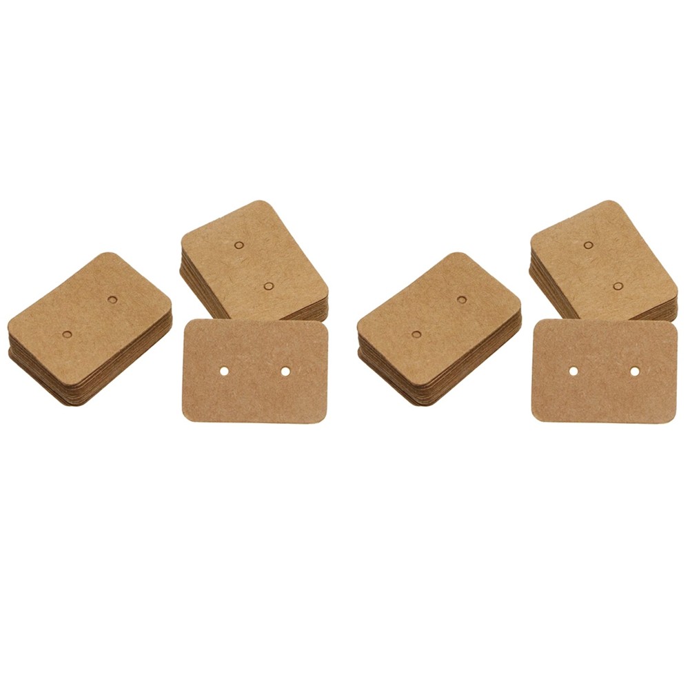 100PCS Small Blank   Ear Studs Earring Display Cards Price Label Tag5278