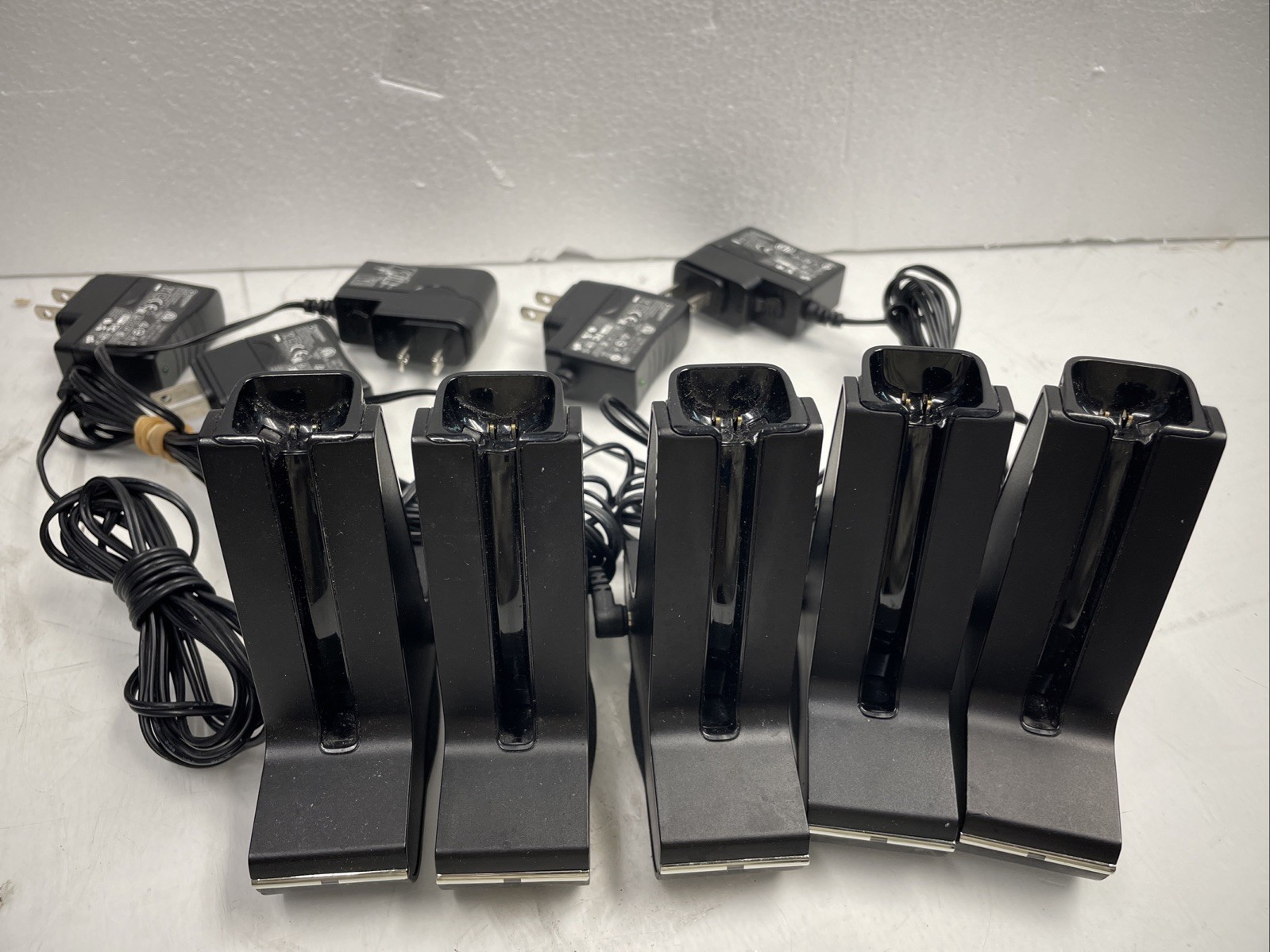 5X Plantronics Charge Base with Adapter  for  WH500 Headset  +