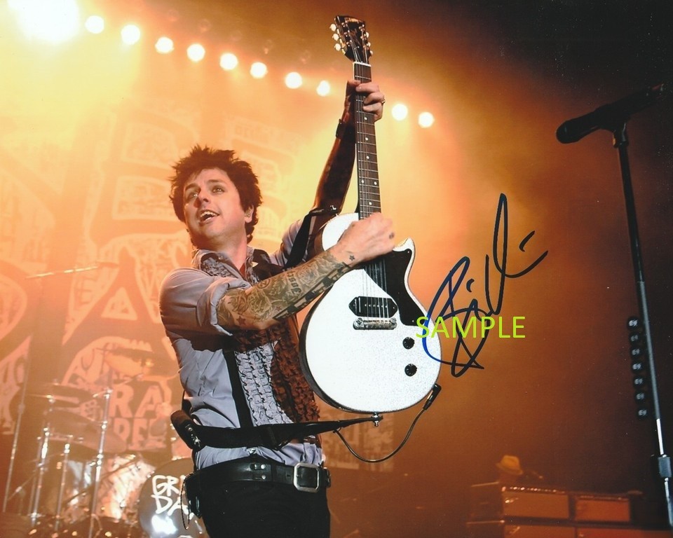 BILLIE JO ARMSTRONG #3 REPRINT SIGNED 8X10 PHOTO AUTOGRAPHED CHRISTMAS GREEN DAY