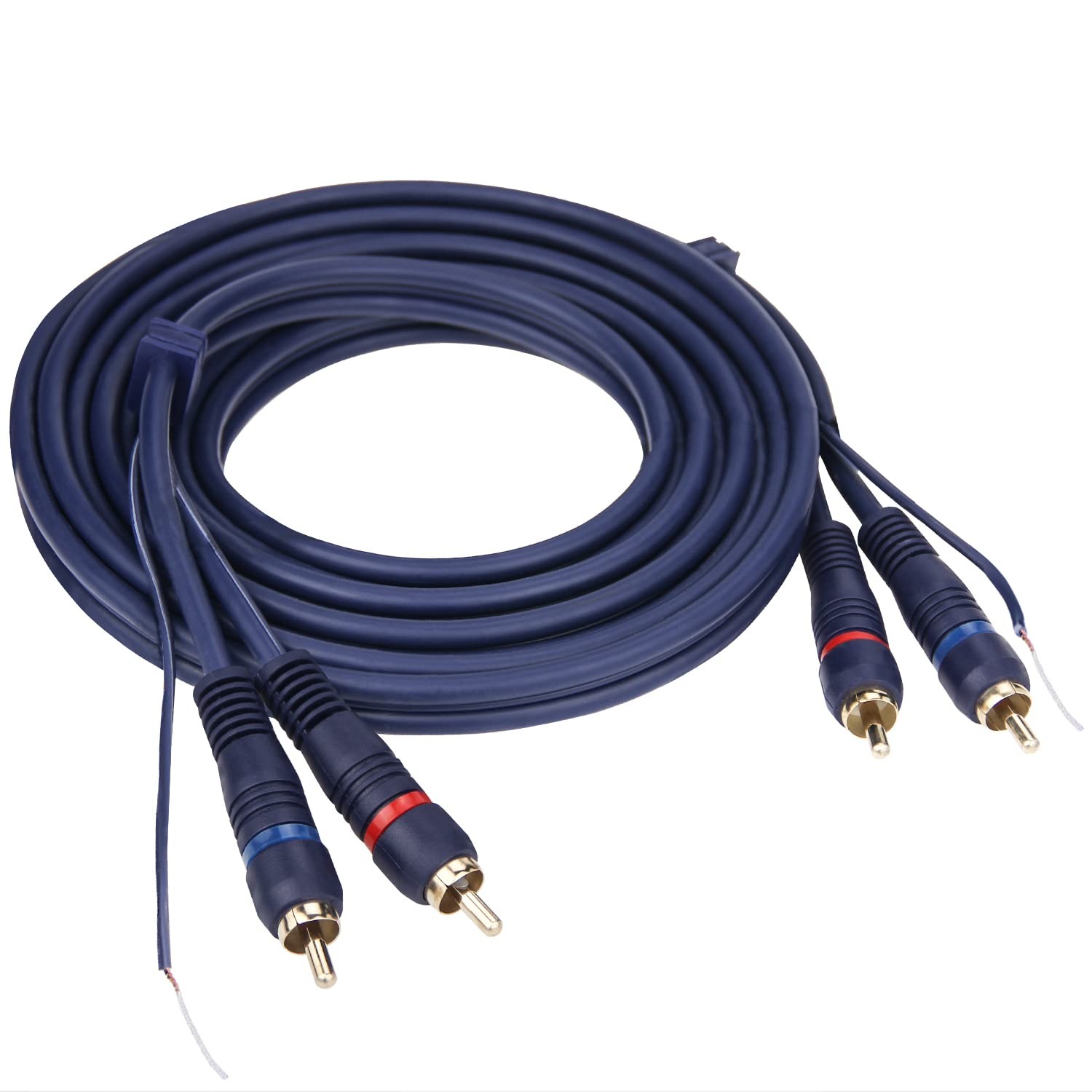 UIInosoo RCA Cable With Ground Wire, 10ft Turntable Gold Plated 2RCA Male to ...
