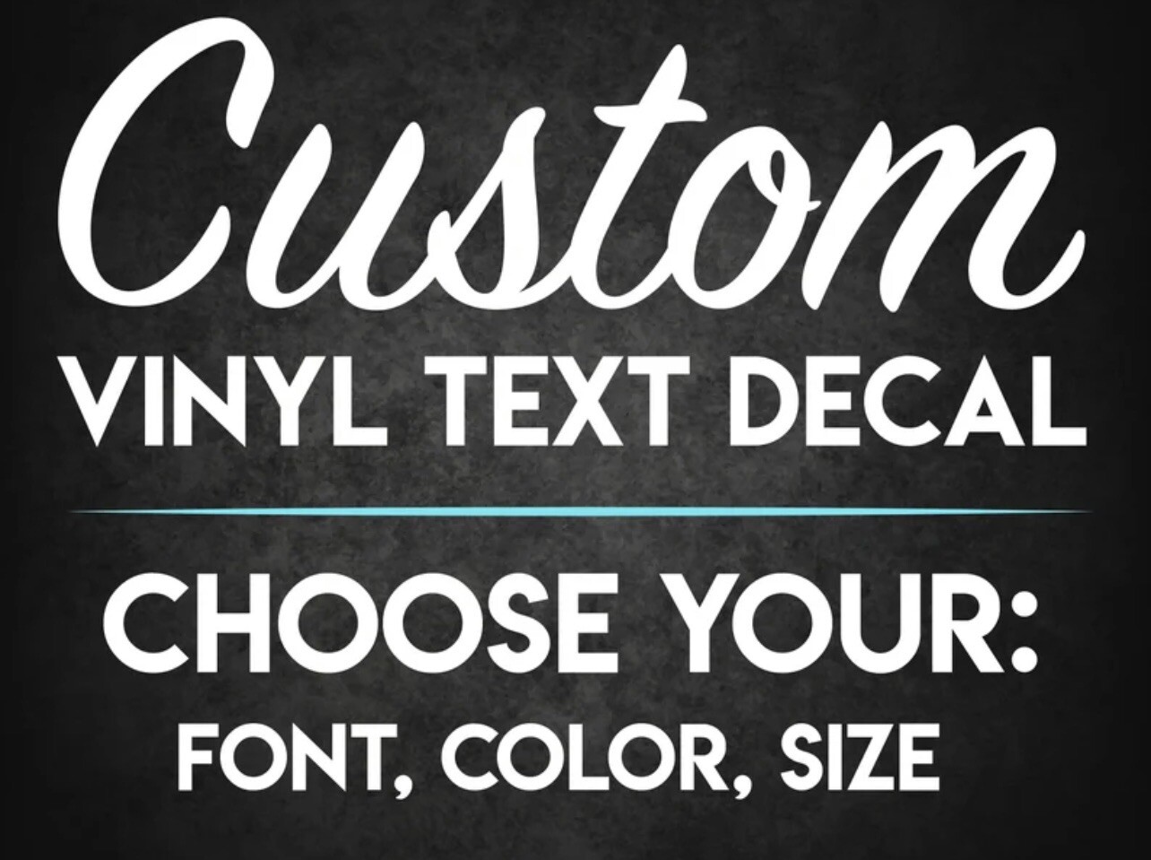 Custom Vinyl Decal Sticker