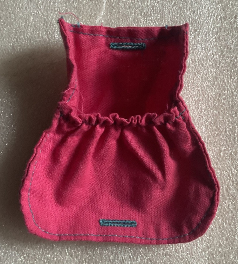 Hasbro 1986 Glo Friends Worms Glo Bug Playskool Purple Sleeping Bag Vintage