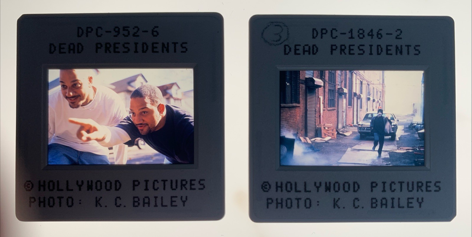 DEAD PRESIDENTS Chris Tucker Larenz Tate 1995 35mm Publicity Slides x2