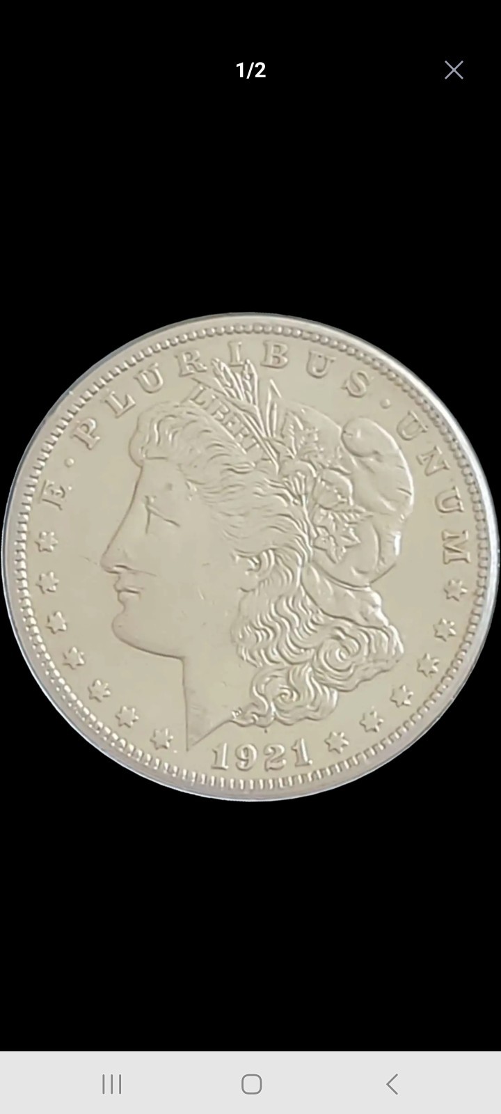 1921 Morgan Silver Dollar
