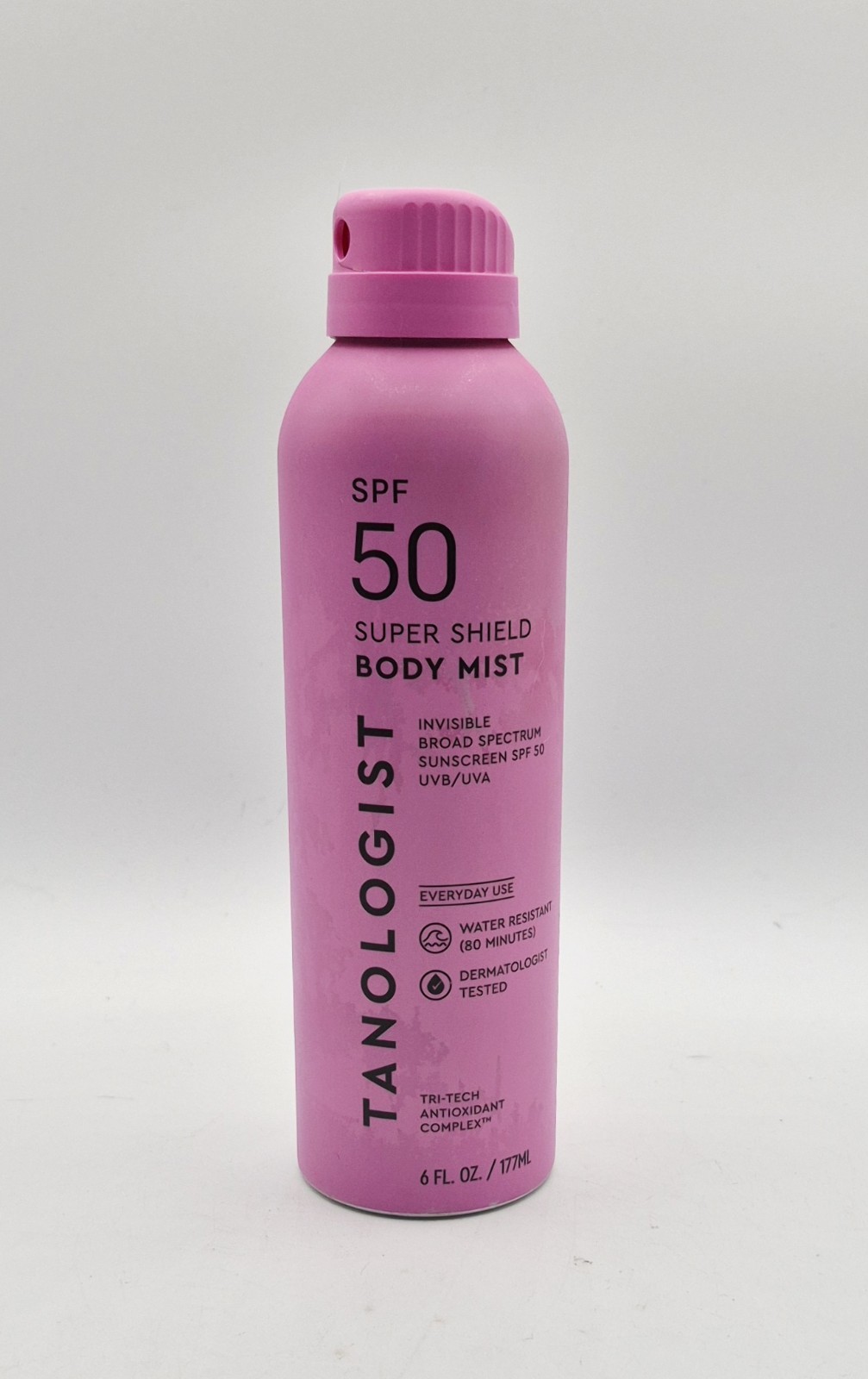 Tanologist Super Shield Body Mist SPF 50 6oz Brand New Exp 3/27