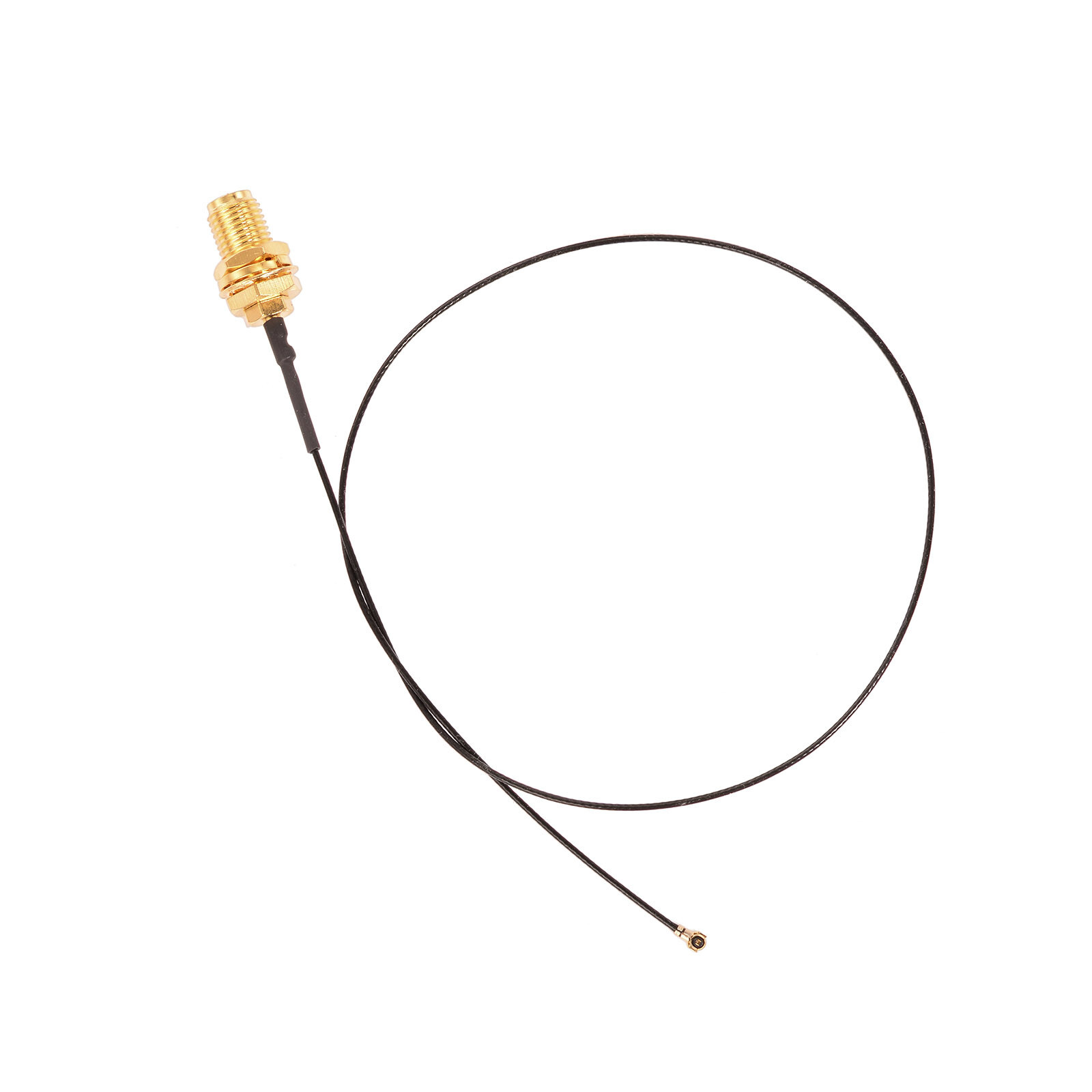 10pcs RP-SMA female to MHF4 MHF 4 right angle 0.81mm Coax Pigtail cable UF.L