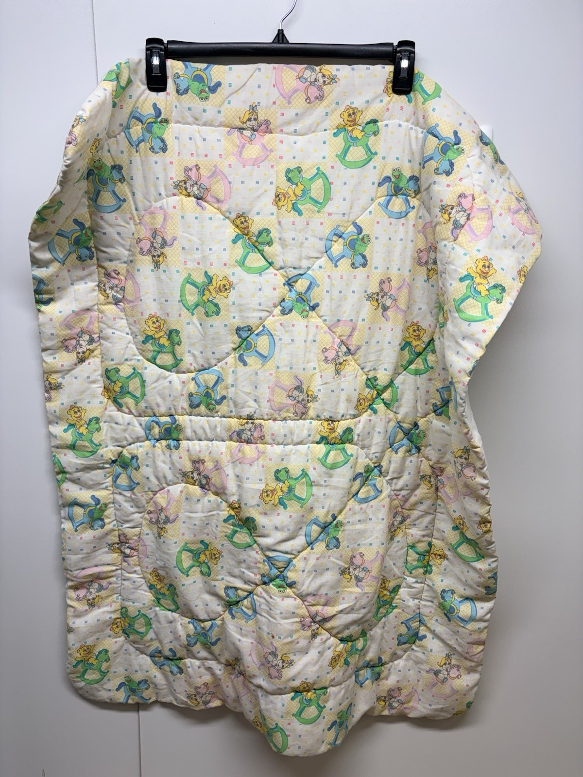 Vintage Muppets Baby Crib Quilt Comforter Blanket