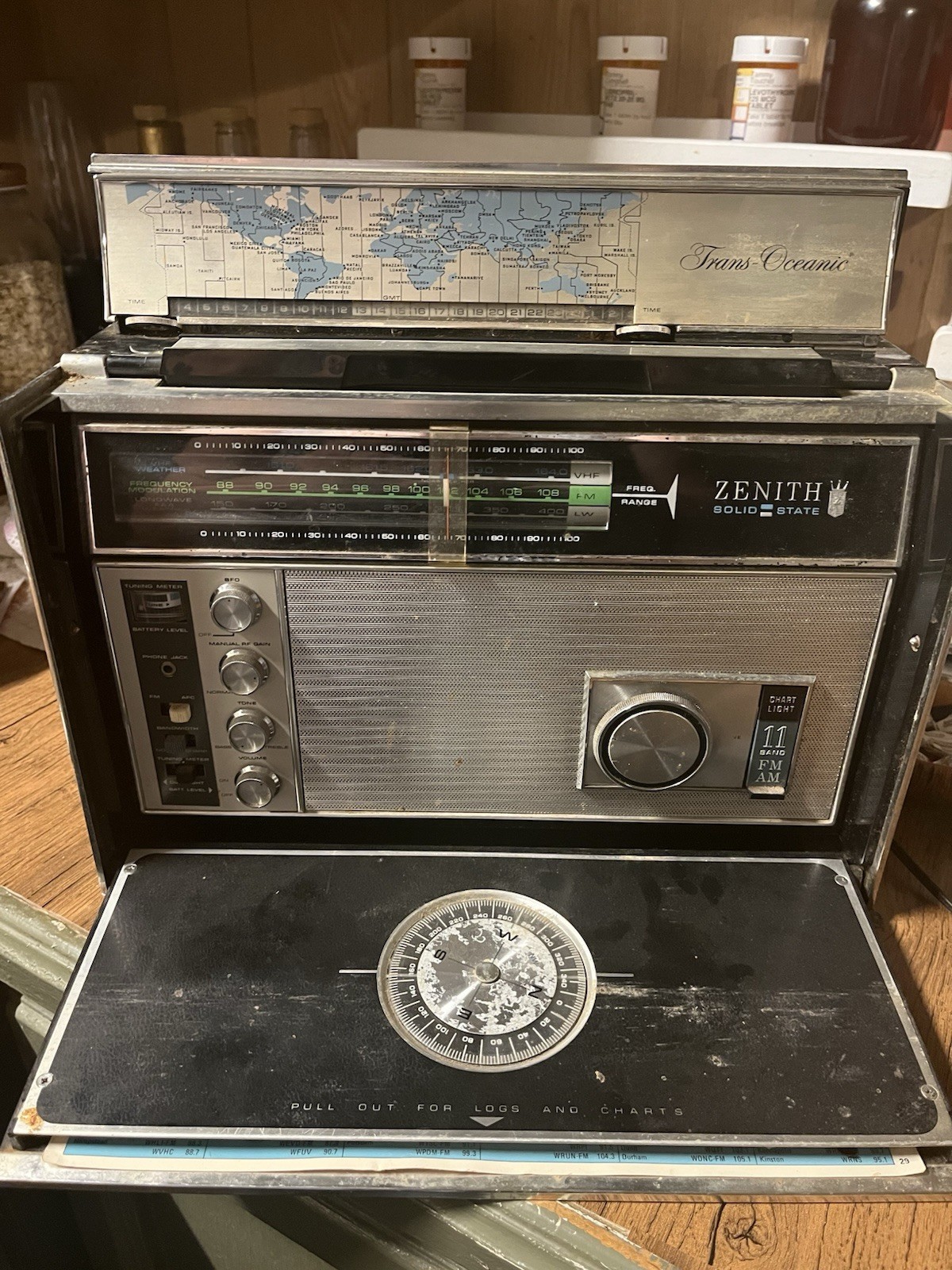 Zenith Transoceanic Multi-Band Royal Model D7000Y  Radio Working Conditions