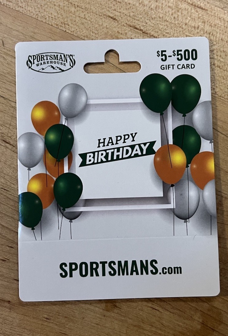 $100 - Sportsman’s Warehouse Gift Card