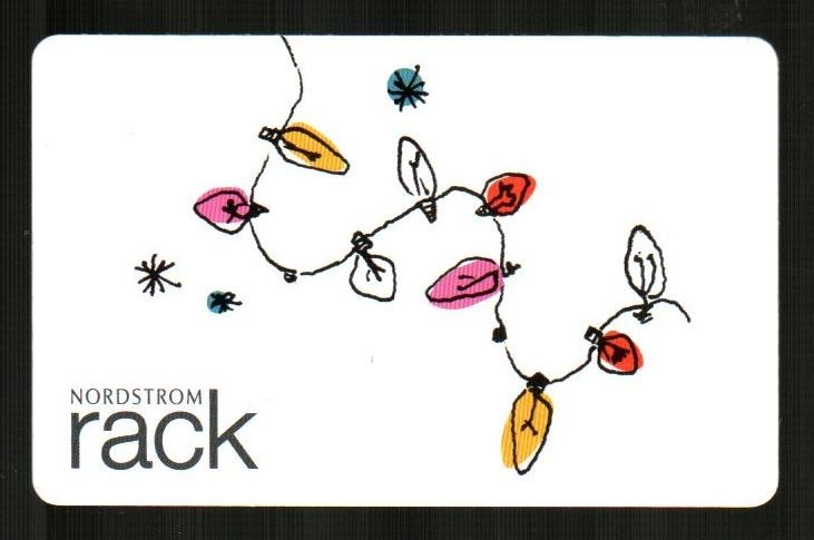 NORDSTROM RACK Christmas Lights ( 2021 ) Gift Card ( $0 )