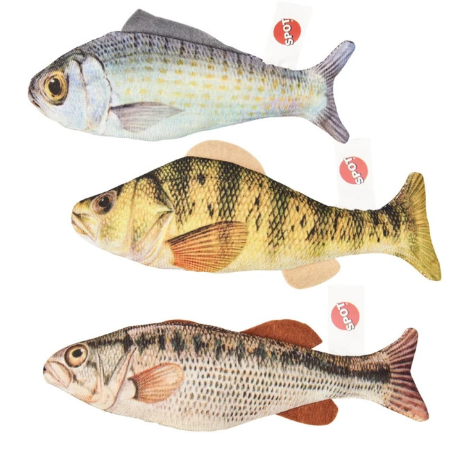 Gone Fishin Catnip Fish Cat Toy By Ethical Products