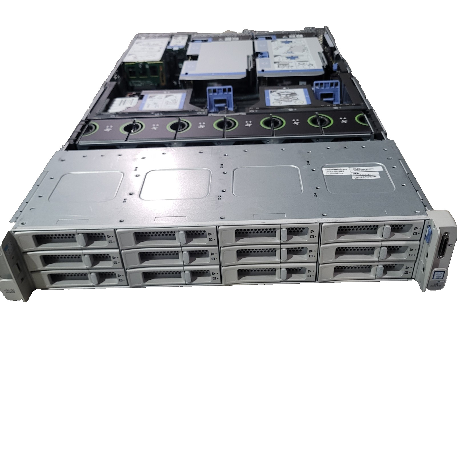 Cisco UCS C240 M5 LFF Server | 2x Xeon Silver 4110 | Dual 1050W PSU | All Trays