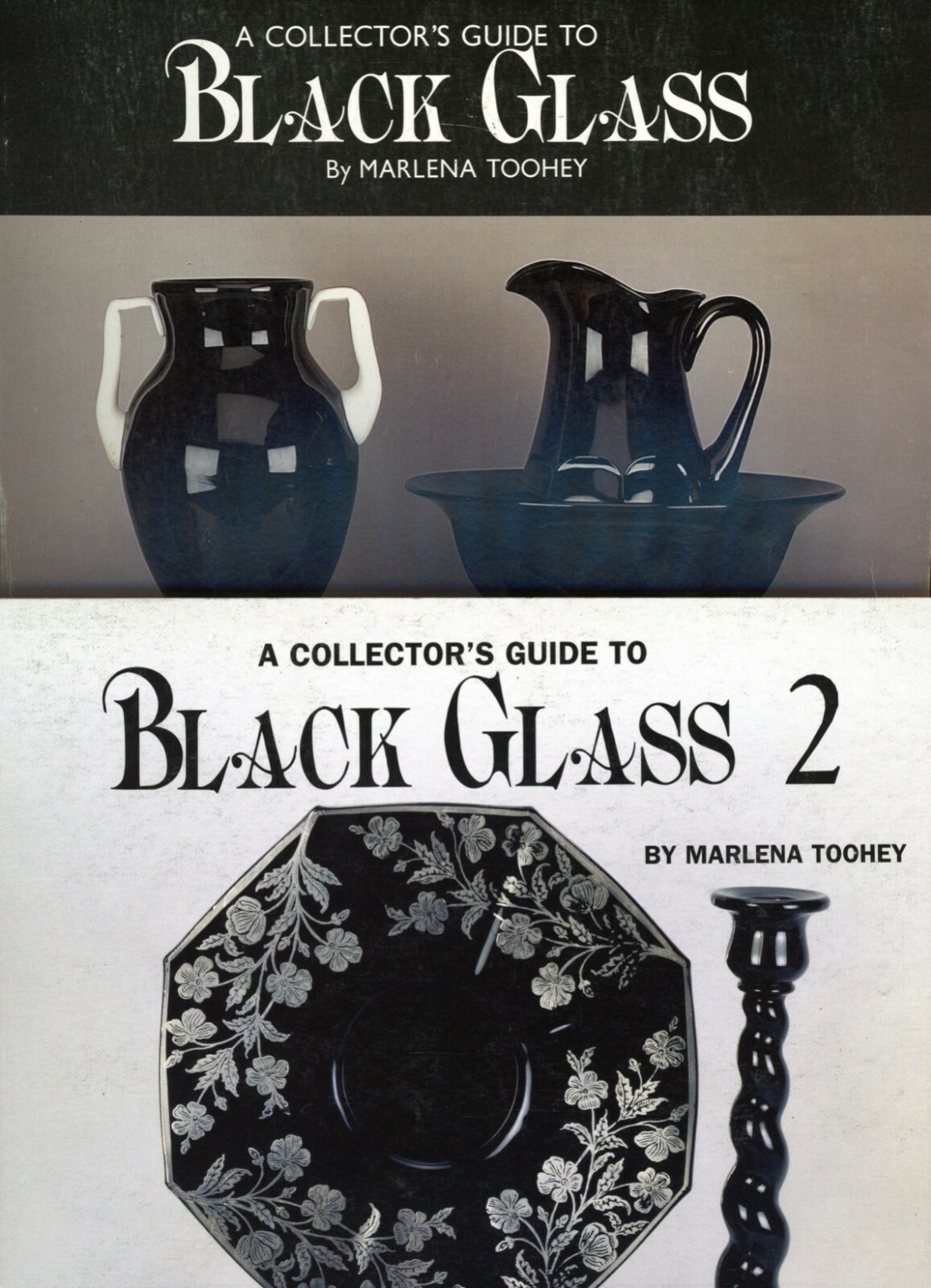 Vintage Black Glass - Makers Types Values / 2-Volume Book Set + Values