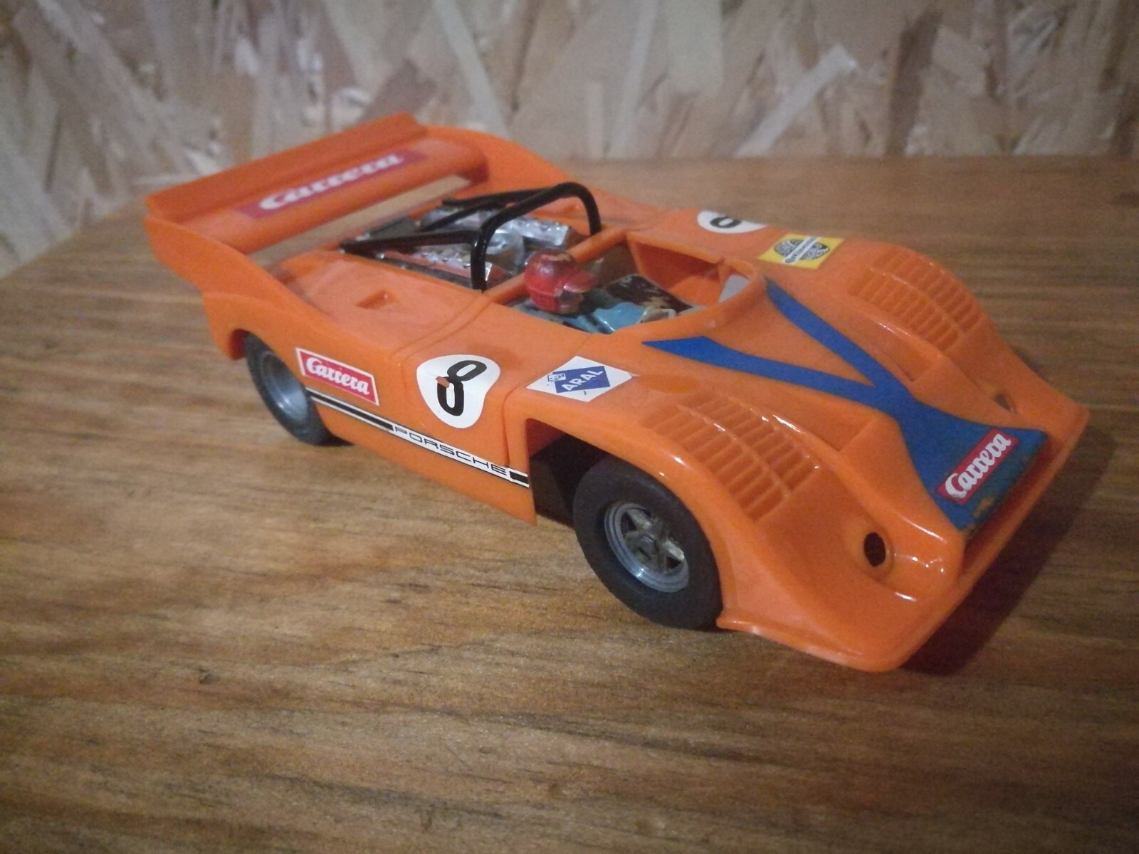 Carrera Universal 132 1/32 Porsche Turbo #40475 No.8 - Vintage Analogue slot car