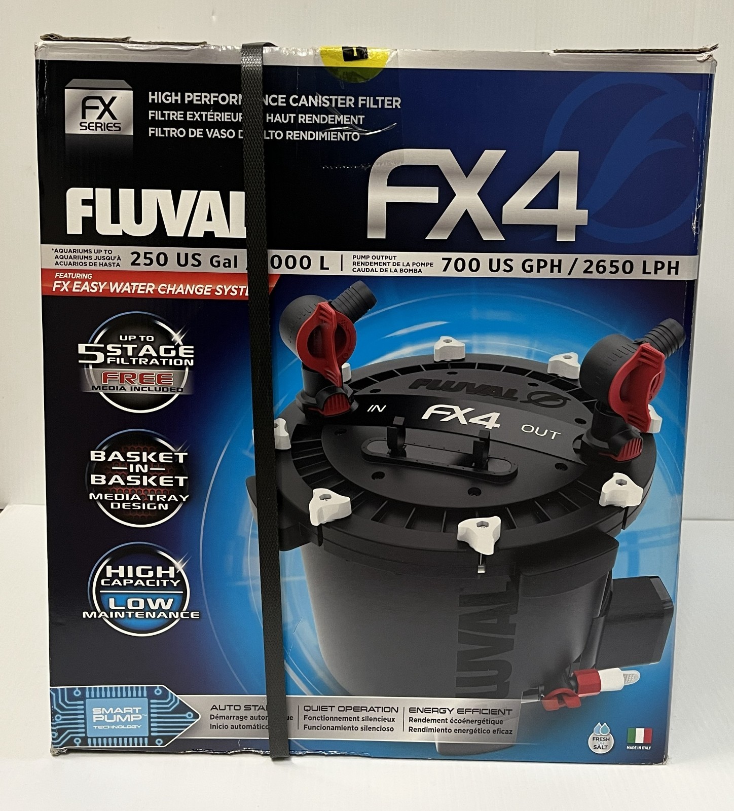 (MA6) Fluval FX4 Super Canister Filter *Brand New/Sealed*