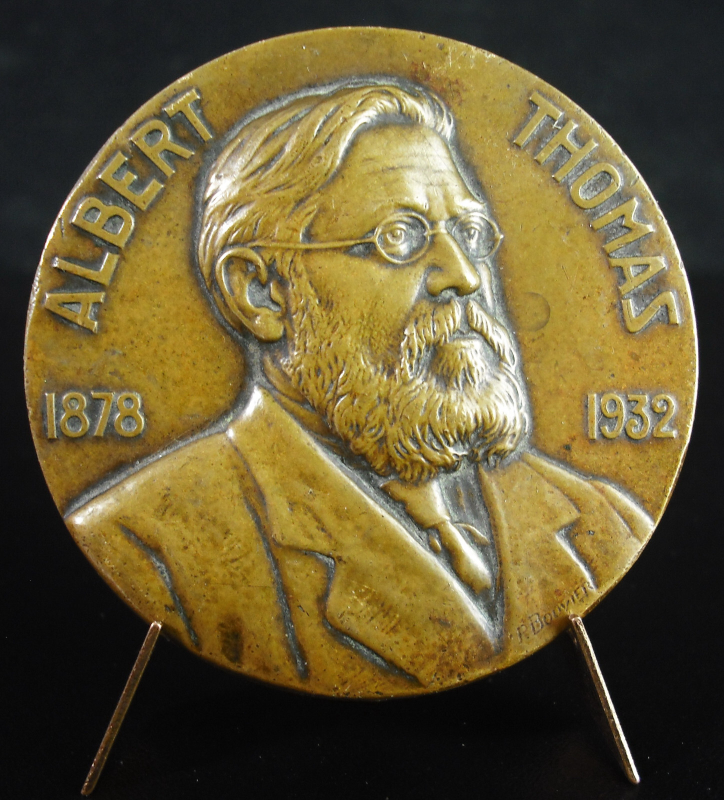 Medal Albert Thomas Political 14-18 Artillery + Equipment Military Medal