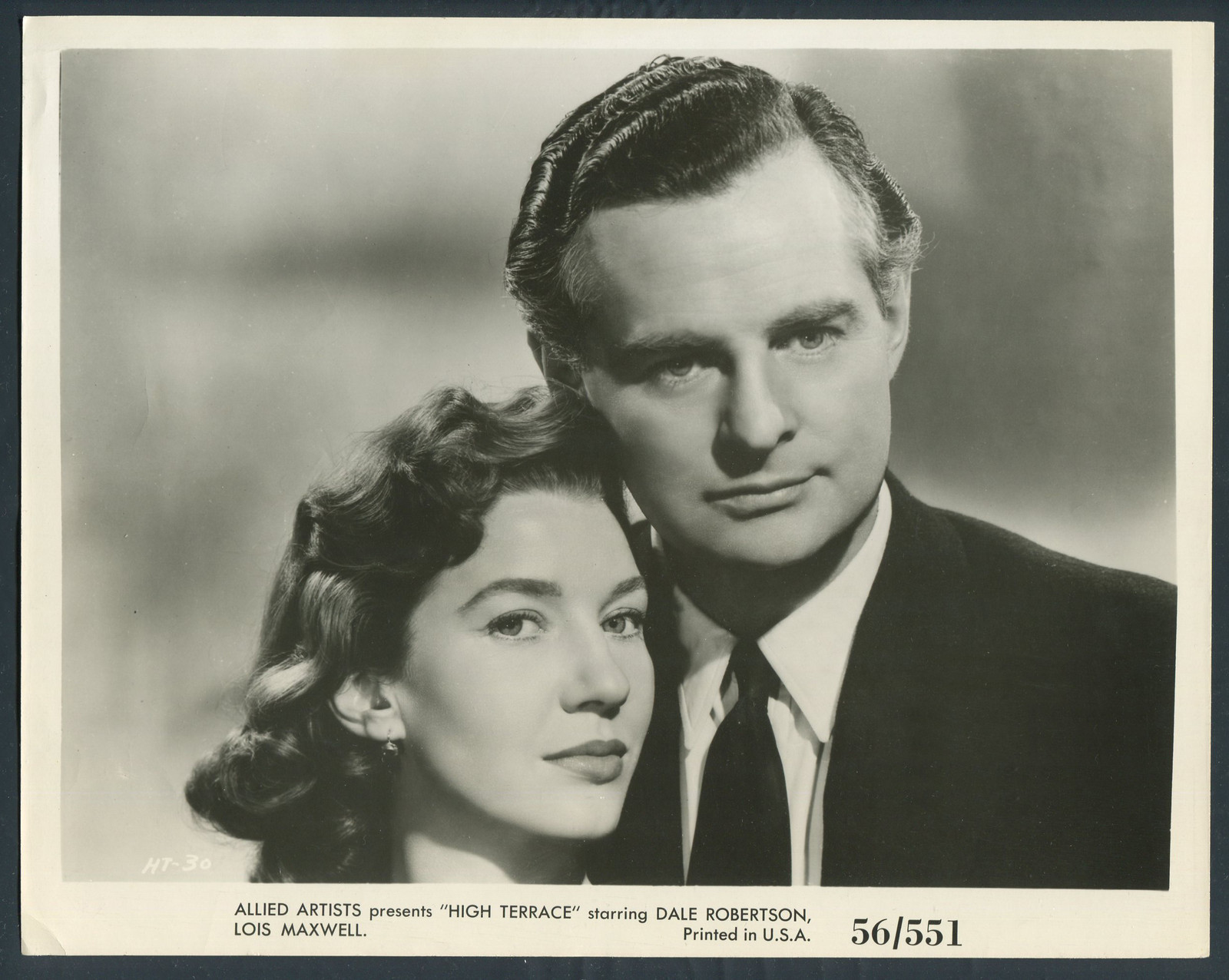 LOIS MAXWELL DEREK BOND in High Terrace '56 WOW LOOK