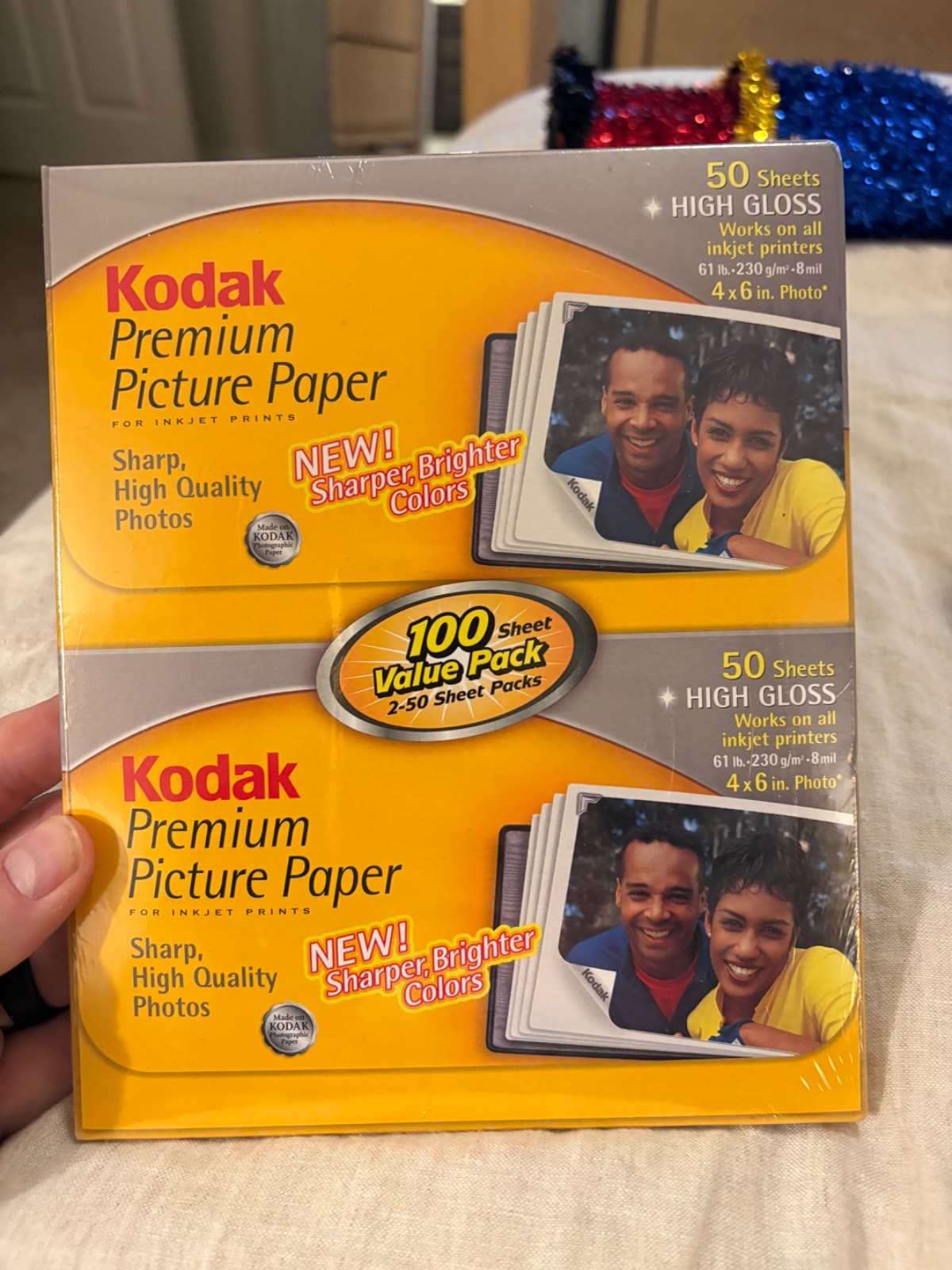 KODAK Premium Picture Paper 4 X 6 High Gloss Value Pack New