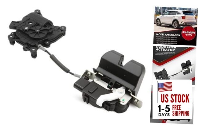 Rear Trunk Latch Assembly Compatible with SOR-ENTO 2016-2020 Tailgate Door 