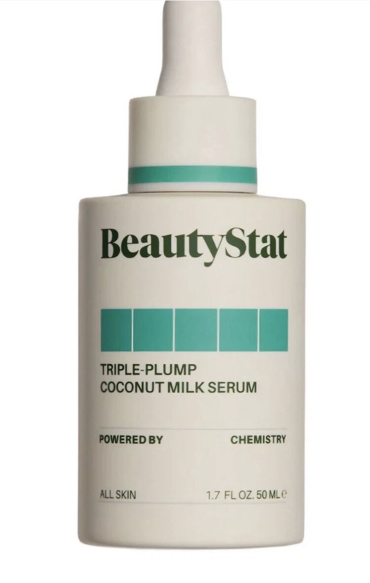 beauty stat triple plump coconut milk serum new in box full size 1.7oz