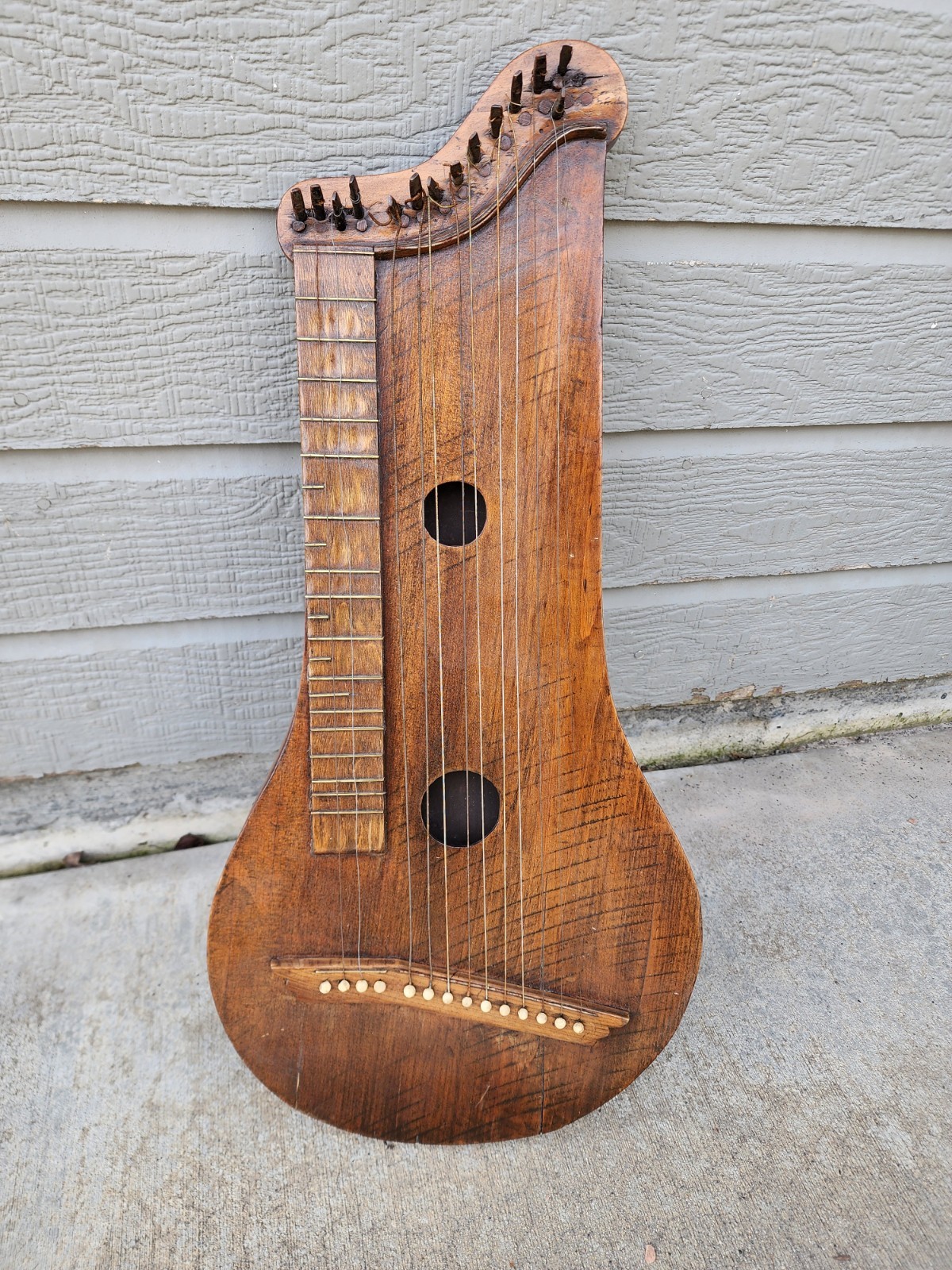 Antique 19th Century Instrument Alpine Concert Zinther Mittenwalder 1830's