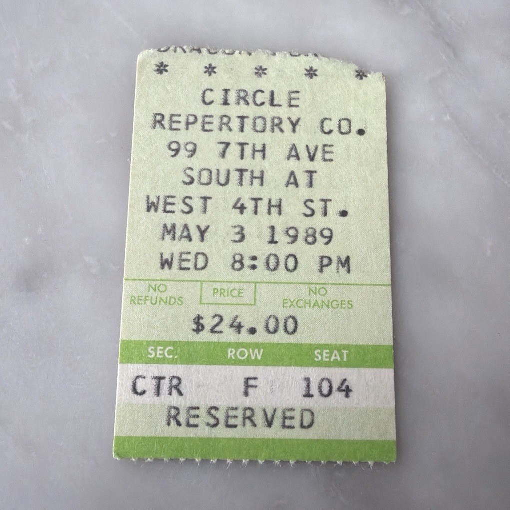 Lisbon Traviata 1989 Ticket Stub Circle Repertory NYC Preview